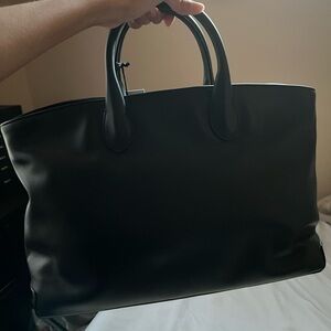 Flattered Lola Tote Leather Bag Black